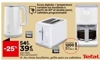 BUT Au Choix Bouilloire Grille-Pain Ou Cafetière offre