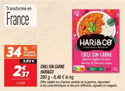 Netto Chili sin carne hari&co offre