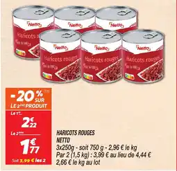 Netto Haricots rouges netto offre