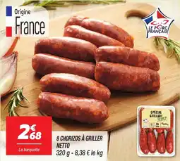 Netto 8 chorizos à griller netto offre