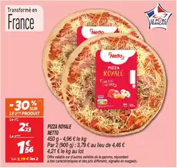 Netto Pizza royale netto offre