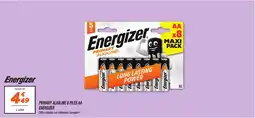 Netto Primary alkaline 8 piles aa energizer offre