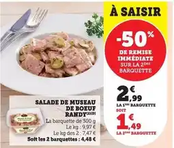 Bi1 Salade de museau de boeuf offre