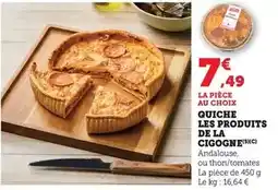 Bi1 Produits de la cigogne - quiche les produits de la cigogne offre