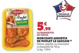 Bi1 Le gaulois - morceaux assortis de poulet offre