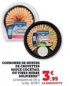 Bi1 Delpierre - couronne de queues de crevettes sauce cocktail ou fines herbe offre