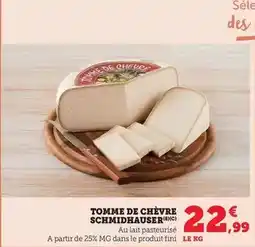 Bi1 Schmidhauser - tomme de chèvre offre