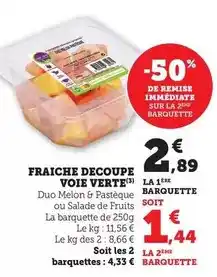 Bi1 L'arbre vert - fraiche decoupe offre