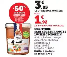 Bi1 Lucien georgelin - confiture sans sucres ajoutes offre
