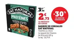 Bi1 Eat natural - barres de cereales offre