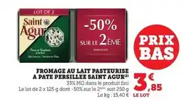 Bi1 Saint agur - fromage au lait pasteurise a pate persillee offre