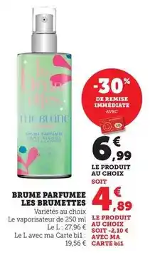 Bi1 Brume parfumée offre