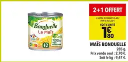 Supeco Bonduelle Maïs offre