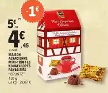 E.Leclerc Maison alsacienne mini-truffes kougelhopfs fantaisies offre