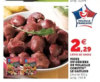 U Express Foies Ou Gésiers offre