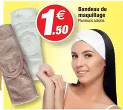 Bazarland Bandeau de maquillage offre