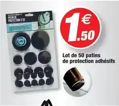 Bazarland Lot de 50 patins de protection adhésifs offre