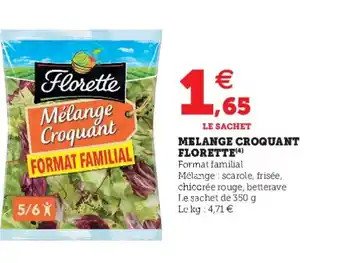 U Express Melange Croquant Florette offre