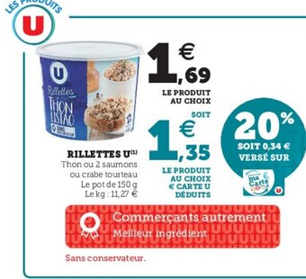 U Express Rillettes U offre