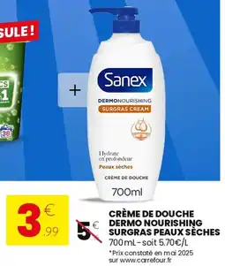 Stokomani Crème de douche dermo nourishing surgras peaux sèches offre