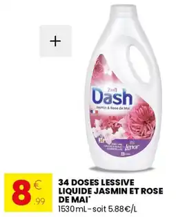 Stokomani 34 doses lessive liquide jasmin et rose de mai offre