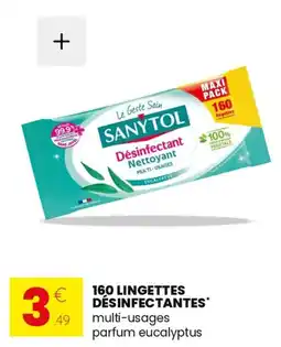 Stokomani 160 lingettes désinfectantes offre