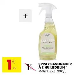 Stokomani Spray savon noir à l'huile de lin offre