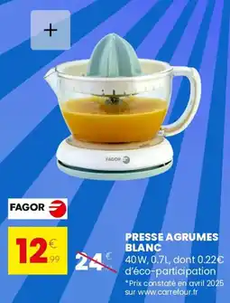 Stokomani Presse agrumes blanc offre