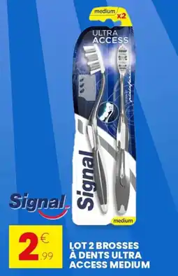Stokomani Lot 2 brosses à dents ultra access medium offre