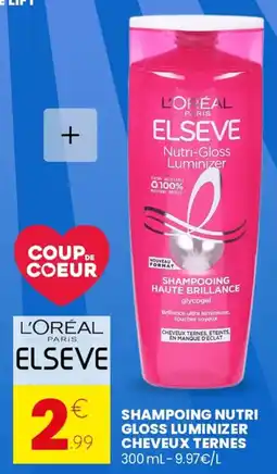 Stokomani Shampoing nutri gloss luminizer cheveux ternes offre