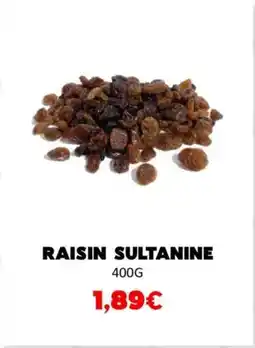 Hmarket Raisin sultanine offre