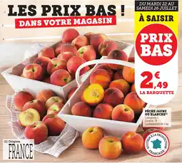 Maximarché Pêche jaune ou blanche offre