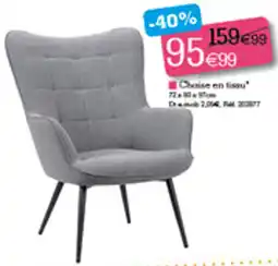 Kandy Chaise en tissu offre