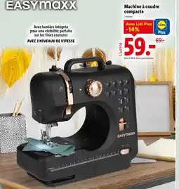 Lidl Easymaxx Machine à coudre compacte offre
