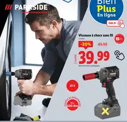 Lidl Parkside Visseuse à chocs sans fil offre