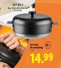Lidl Set four de camping offre