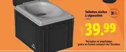 Lidl CRIVIT Toilettes sèches à séparation offre