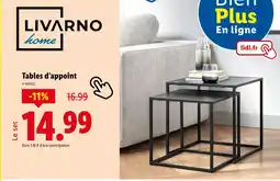 Lidl LIVARNO home Tables d’appoint offre