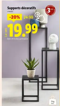 Lidl Supports décoratifs offre