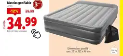 Lidl LIVARNO Matelas gonflable offre