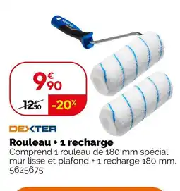 Weldom DEXTER Rouleau + 1 recharge offre