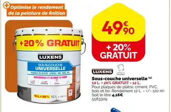 Weldom LUXENS Sous-couche universelle offre
