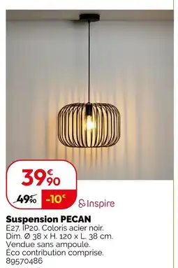 Weldom Inspire Suspension PECAN offre