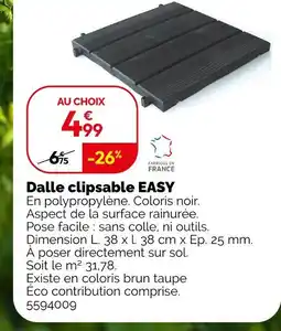 Weldom Dalle clipsable EASY offre