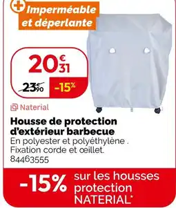Weldom Naterial Housse de protection d’extérieur barbecue offre