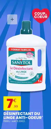 Stokomani SANYTOL Désinfectant du linge anti-odeur offre