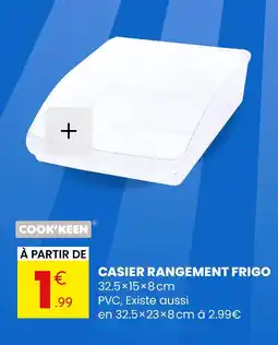 Stokomani COOK'KEEN CASIER RANGEMENT FRIGO offre