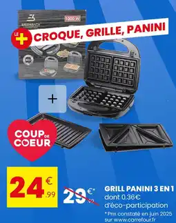 Stokomani EISENBACH Grill panini 3 en 1 offre