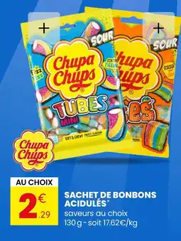 Stokomani CHUPA CHUPS Sachet de bonbons acidulés offre