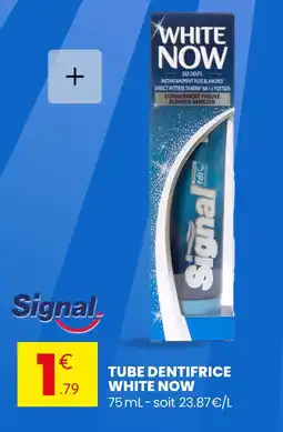 Stokomani SIGNAL Tube Dentifrice White Now offre